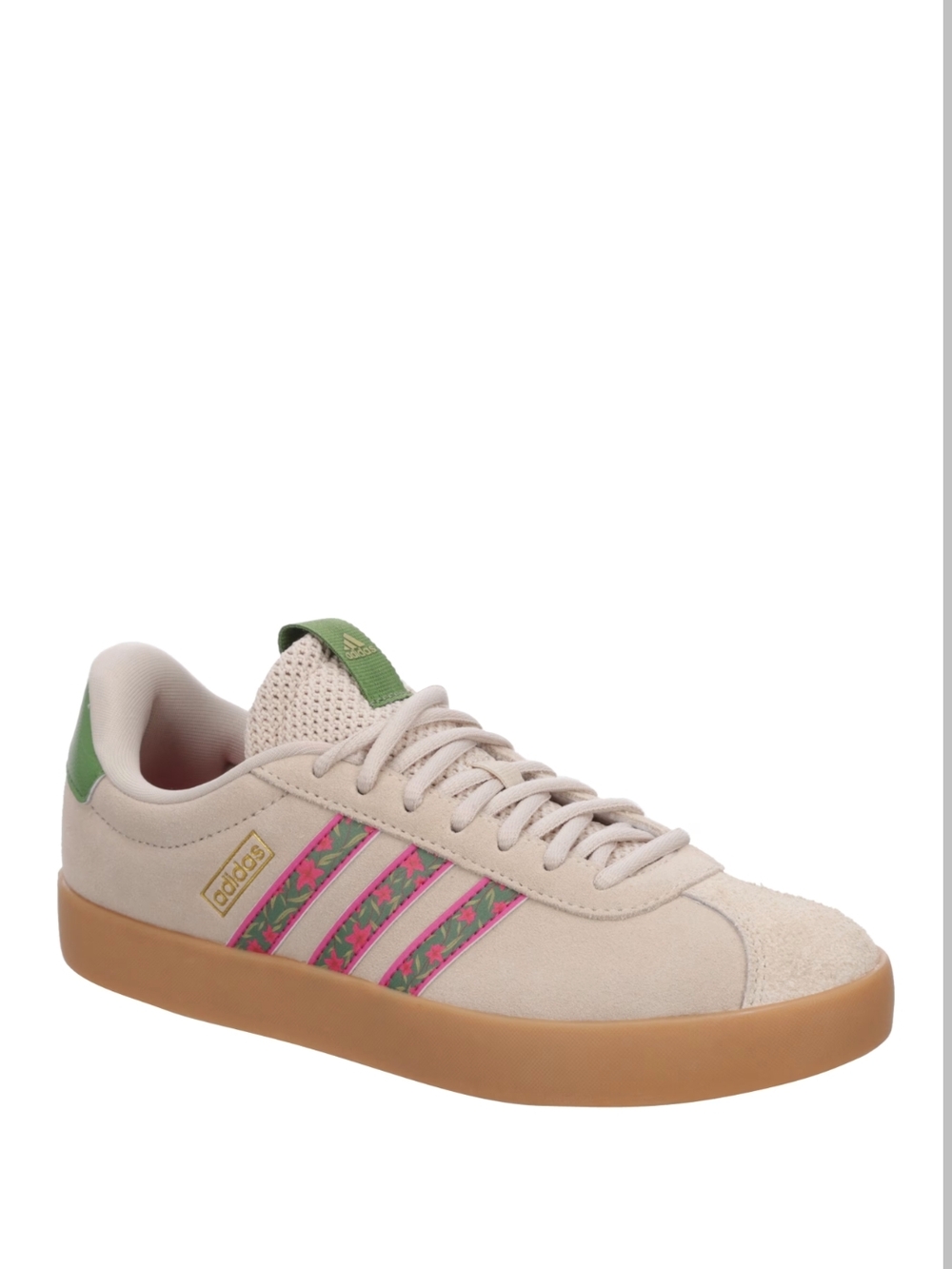 Adidas VI Court 3.0 Pink Green Brown Sneaker